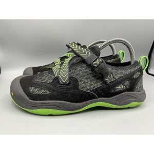 KEEN KOMODO DRAGON Outdoor Water Shoes Sneakers Green/Black Big Kids Size 6